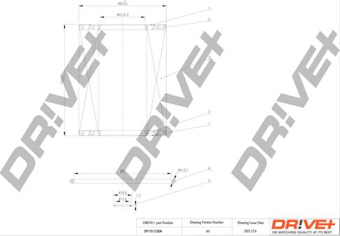 Dr!ve+ DP1110.11.0034 - Filtru ulei aaoparts.ro