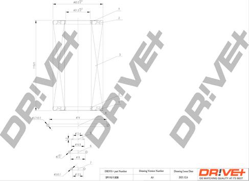 Dr!ve+ DP1110.11.0036 - Filtru ulei aaoparts.ro