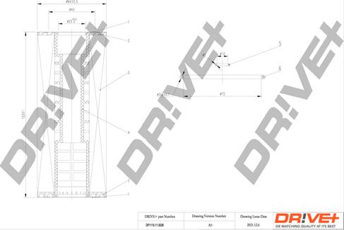 Dr!ve+ DP1110.11.0026 - Filtru ulei aaoparts.ro