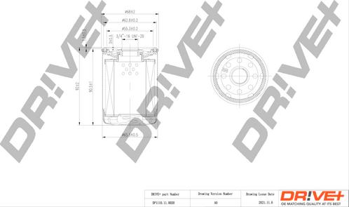 Dr!ve+ DP1110.11.0020 - Filtru ulei aaoparts.ro