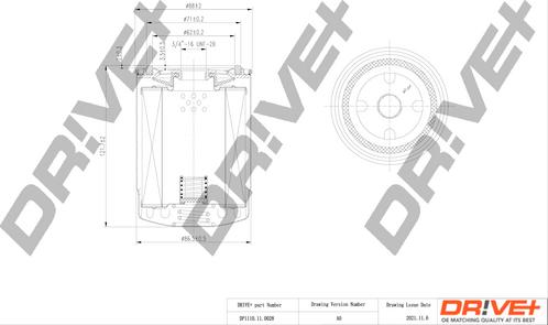 Dr!ve+ DP1110.11.0028 - Filtru ulei aaoparts.ro