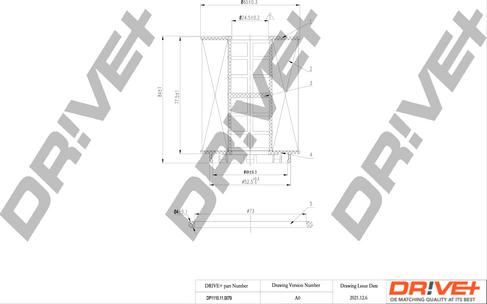 Dr!ve+ DP1110.11.0079 - Filtru ulei aaoparts.ro