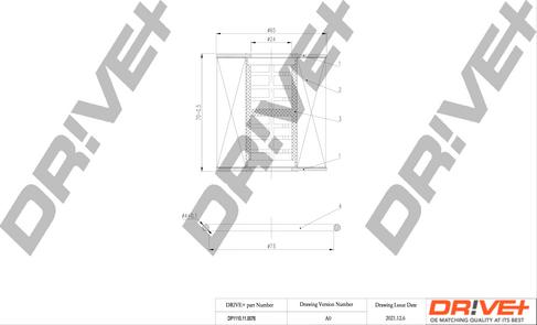 Dr!ve+ DP1110.11.0076 - Filtru ulei aaoparts.ro