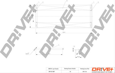 Dr!ve+ DP1110.11.0071 - Filtru ulei aaoparts.ro