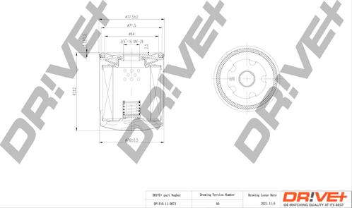 Dr!ve+ DP1110.11.0073 - Filtru ulei aaoparts.ro