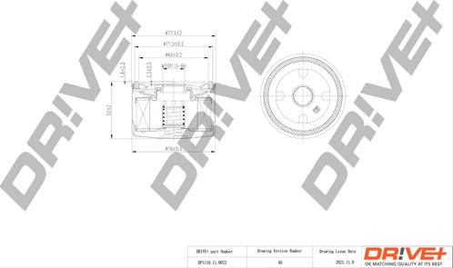 Dr!ve+ DP1110.11.0072 - Filtru ulei aaoparts.ro