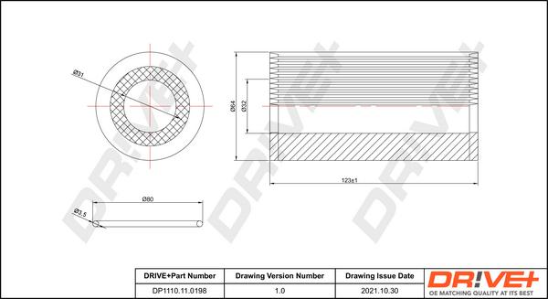 Dr!ve+ DP1110.11.0198 - Filtru ulei aaoparts.ro