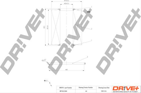 Dr!ve+ DP1110.11.0141 - Filtru ulei aaoparts.ro