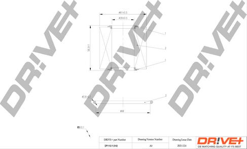 Dr!ve+ DP1110.11.0143 - Filtru ulei aaoparts.ro