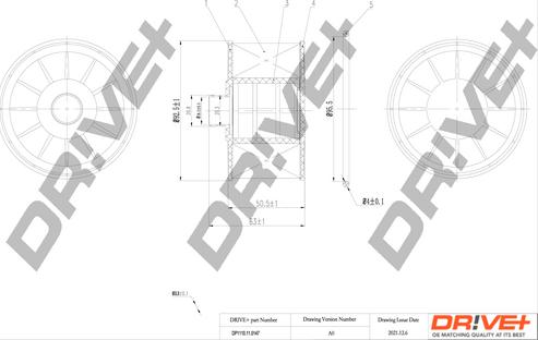 Dr!ve+ DP1110.11.0147 - Filtru ulei aaoparts.ro