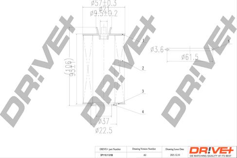 Dr!ve+ DP1110.11.0158 - Filtru ulei aaoparts.ro