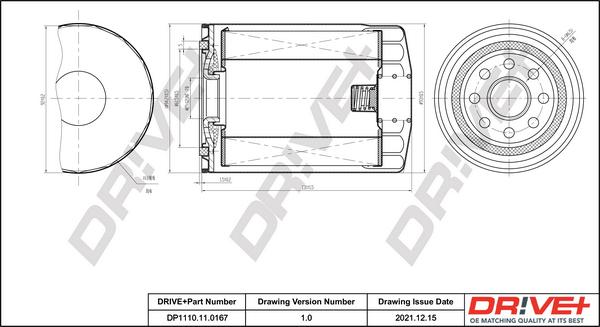 Dr!ve+ DP1110.11.0167 - Filtru ulei aaoparts.ro