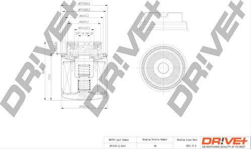 Dr!ve+ DP1110.11.0113 - Filtru ulei aaoparts.ro