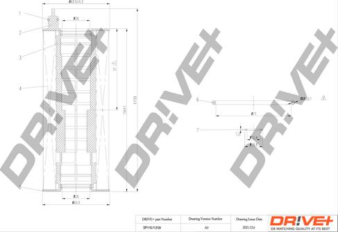 Dr!ve+ DP1110.11.0124 - Filtru ulei aaoparts.ro