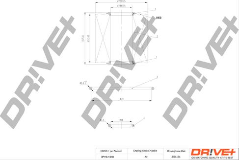 Dr!ve+ DP1110.11.0123 - Filtru ulei aaoparts.ro