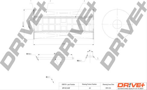 Dr!ve+ DP1110.11.0127 - Filtru ulei aaoparts.ro