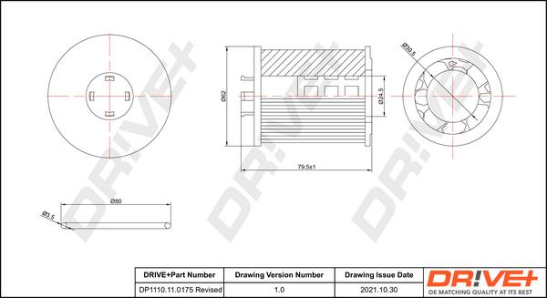 Dr!ve+ DP1110.11.0175 - Filtru ulei aaoparts.ro