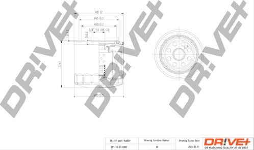 Dr!ve+ DP1110.11.0303 - Filtru ulei aaoparts.ro