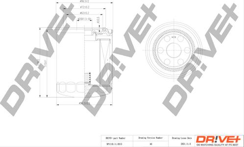 Dr!ve+ DP1110.11.0313 - Filtru ulei aaoparts.ro