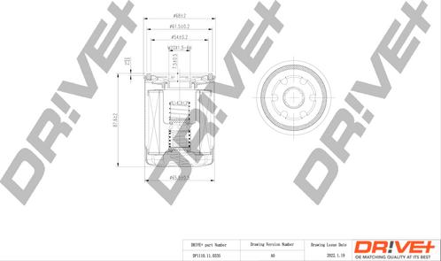 Dr!ve+ DP1110.11.0335 - Filtru ulei aaoparts.ro