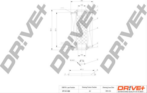 Dr!ve+ DP1110.11.0254 - Filtru ulei aaoparts.ro