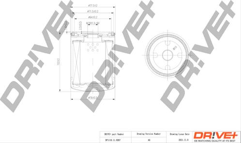 Dr!ve+ DP1110.11.0267 - Filtru ulei aaoparts.ro
