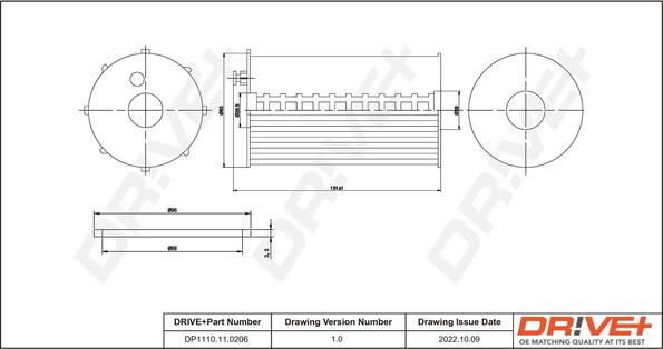 Dr!ve+ DP1110.11.0206 - Filtru ulei aaoparts.ro