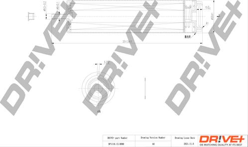 Dr!ve+ DP1110.13.0090 - Filtru combustibil aaoparts.ro