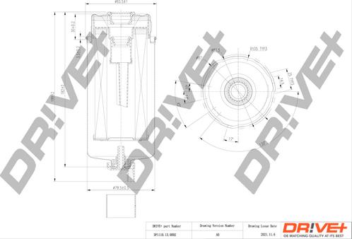 Dr!ve+ DP1110.13.0092 - Filtru combustibil aaoparts.ro