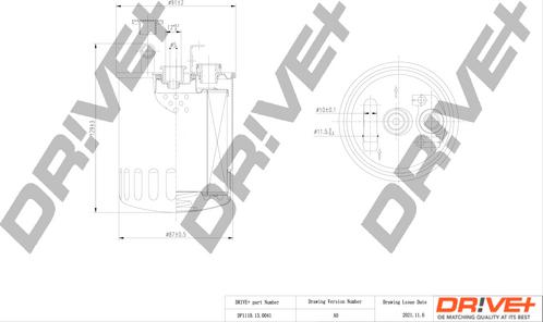 Dr!ve+ DP1110.13.0041 - Filtru combustibil aaoparts.ro