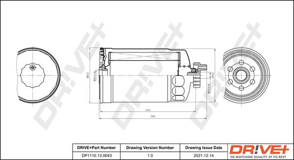 Dr!ve+ DP1110.13.0043 - Filtru combustibil aaoparts.ro