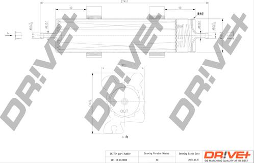 Dr!ve+ DP1110.13.0059 - Filtru combustibil aaoparts.ro