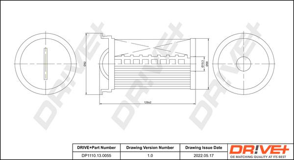 Dr!ve+ DP1110.13.0055 - Filtru combustibil aaoparts.ro