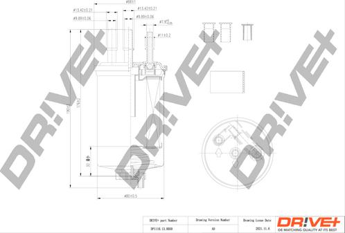 Dr!ve+ DP1110.13.0050 - Filtru combustibil aaoparts.ro