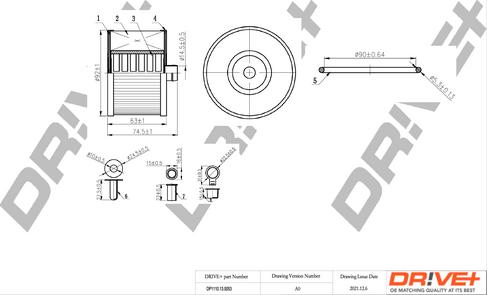 Dr!ve+ DP1110.13.0053 - Filtru combustibil aaoparts.ro