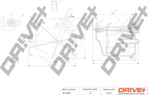 Dr!ve+ DP1110.13.0057 - Filtru combustibil aaoparts.ro
