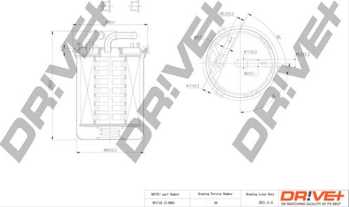 Dr!ve+ DP1110.13.0065 - Filtru combustibil aaoparts.ro