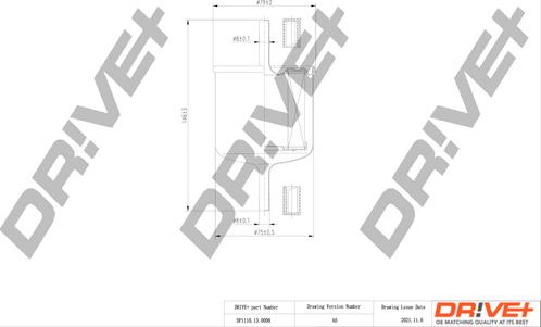 Dr!ve+ DP1110.13.0008 - Filtru combustibil aaoparts.ro
