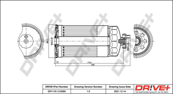 Dr!ve+ DP1110.13.0089 - Filtru combustibil aaoparts.ro