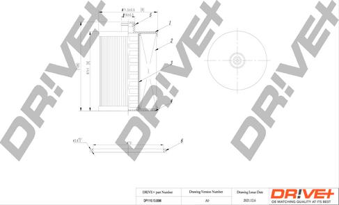 Dr!ve+ DP1110.13.0086 - Filtru combustibil aaoparts.ro