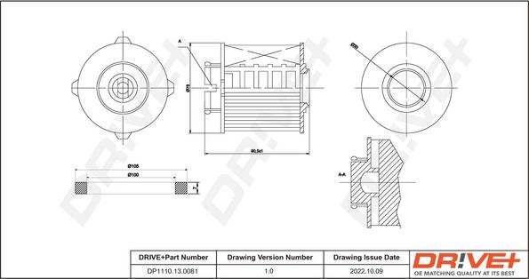 Dr!ve+ DP1110.13.0081 - Filtru combustibil aaoparts.ro