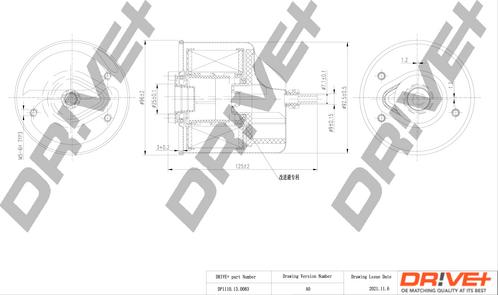 Dr!ve+ DP1110.13.0083 - Filtru combustibil aaoparts.ro