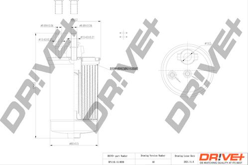 Dr!ve+ DP1110.13.0039 - Filtru combustibil aaoparts.ro