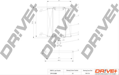 Dr!ve+ DP1110.13.0036 - Filtru combustibil aaoparts.ro