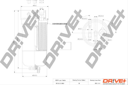 Dr!ve+ DP1110.13.0033 - Filtru combustibil aaoparts.ro