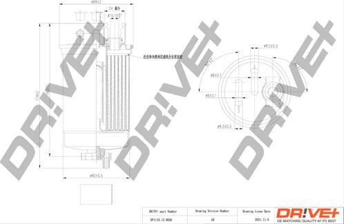 Dr!ve+ DP1110.13.0026 - Filtru combustibil aaoparts.ro