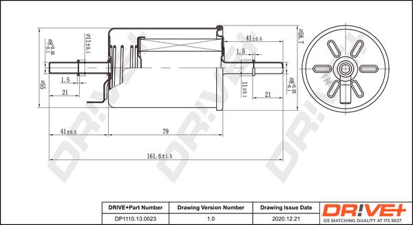 Dr!ve+ DP1110.13.0023 - Filtru combustibil aaoparts.ro