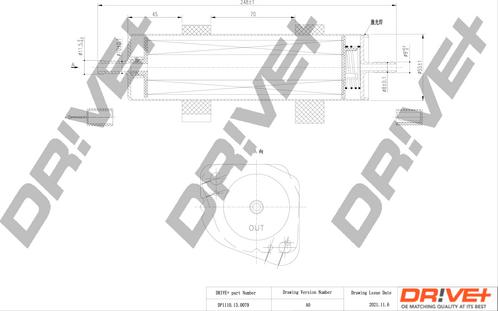 Dr!ve+ DP1110.13.0079 - Filtru combustibil aaoparts.ro