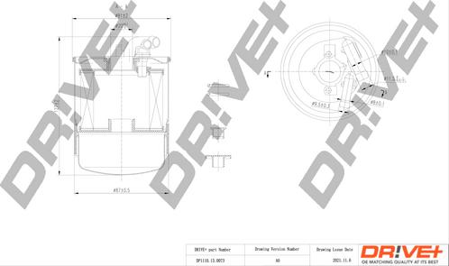 Dr!ve+ DP1110.13.0073 - Filtru combustibil aaoparts.ro