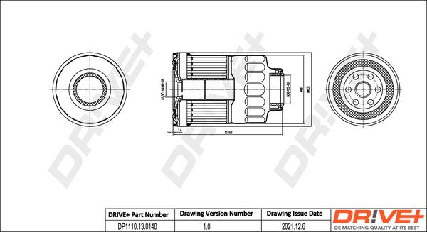 Dr!ve+ DP1110.13.0140 - Filtru combustibil aaoparts.ro